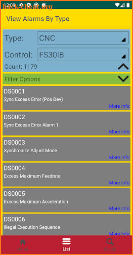 CNC Alarms Tool screenshot