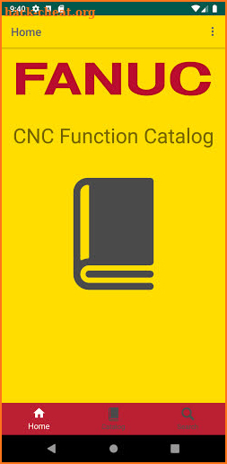 CNC Function Catalog screenshot