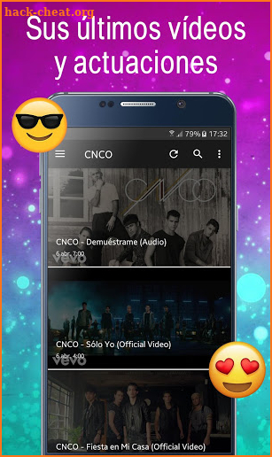 CNCO. Gran APP Fan CNCOwners. Vídeos y Canciones. screenshot