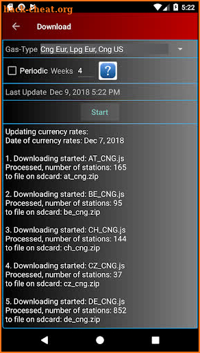 Cng/Lpg Finder Plus EUR & US & CAN screenshot