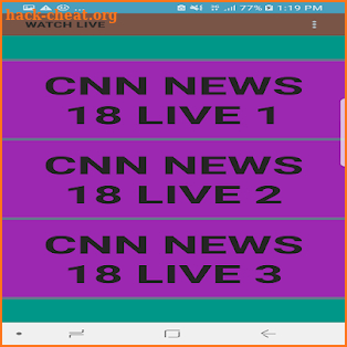 CNN 18 NEWS LIVE (ENGLISH) screenshot