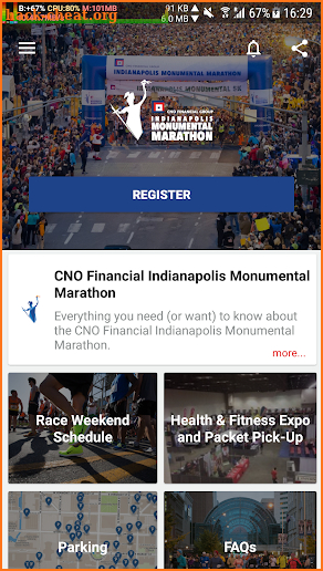 CNO Monumental Marathon screenshot