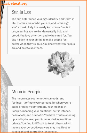 Co_Star synastry horoscope moon daily astrology screenshot