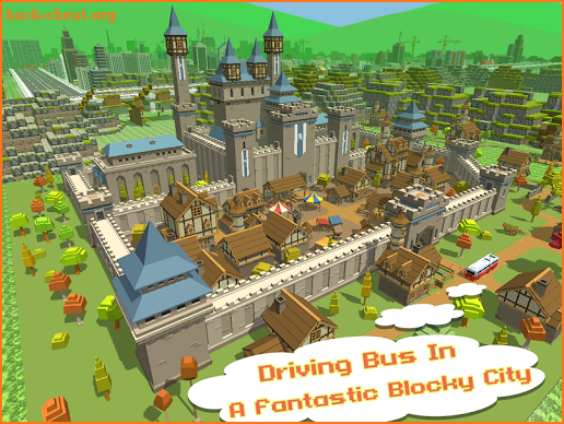 Coach Bus Driving Simulator: Blocky City 2018 screenshot