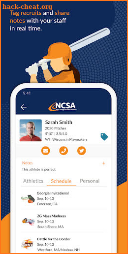 Coach Packet by NCSA screenshot