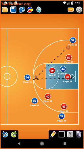 Coach Tactic Board: Basketball screenshot