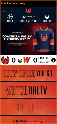 Coachella Valley Firebirds screenshot