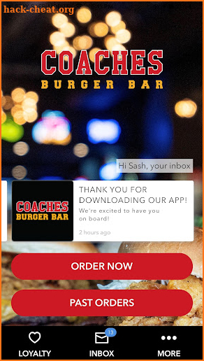 Coaches Burger Bar screenshot