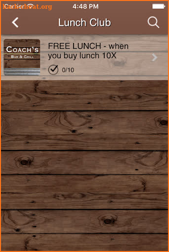 Coach's Bar & Grill screenshot