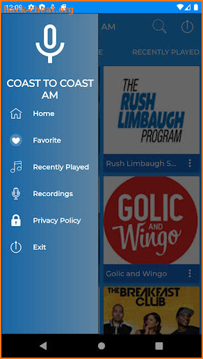 Coast to Coast AM Talk Radio App screenshot
