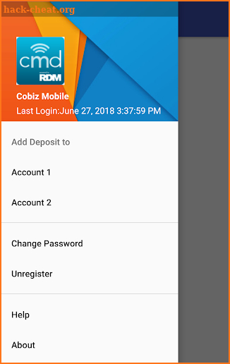 CoBiz Mobile Deposit screenshot