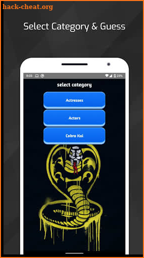 Cobra Kai Fans - Free New Guess Games screenshot