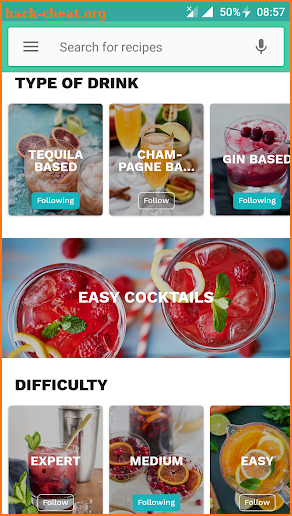 Cocktail Recipes screenshot