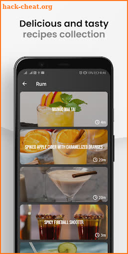 Cocktail Recipes-Bartender App screenshot