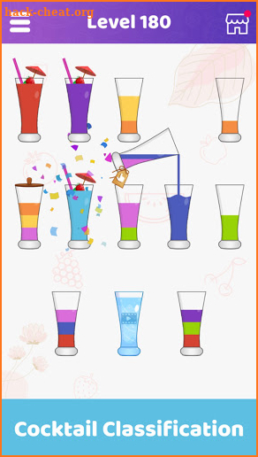 Cocktail Sort Puzzle screenshot