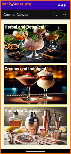 CocktailCanvas screenshot