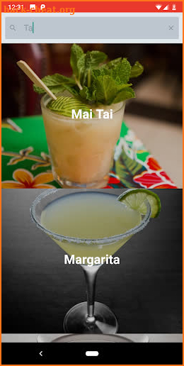 Cocktails screenshot