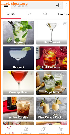 Cocktails App – Cocktail List, Recipes & Academy screenshot
