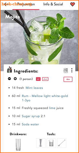 Cocktails App – Cocktail List, Recipes & Academy screenshot
