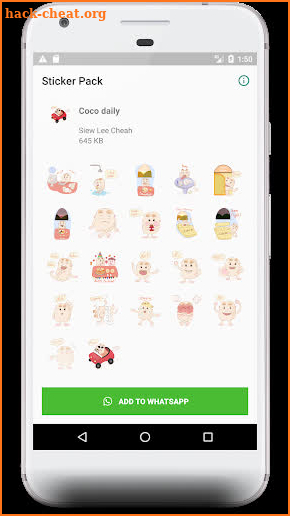 Coco the marshmallow stickers pack screenshot