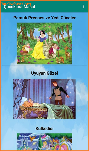 Çocuklara Masal ve Hikayeler Okuyun ya da Dinletin screenshot