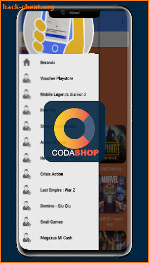 Coda Shop App: Topup Voucher Game Online Mobile screenshot