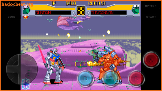 Code gundam arcade screenshot