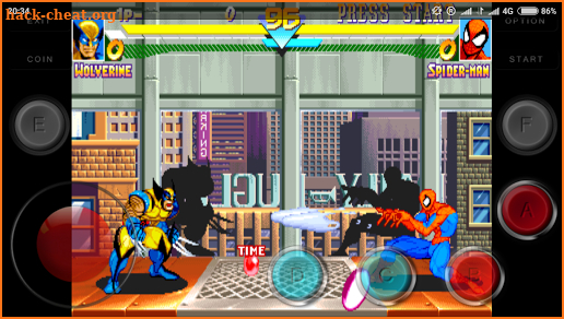 code Marvel vs Street fight screenshot