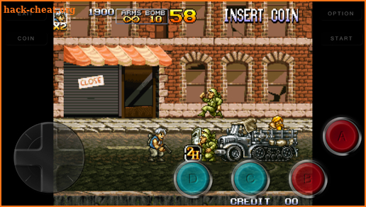 Code Metal Slug 4 arcade screenshot