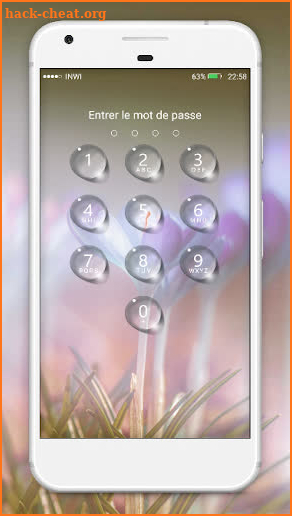 Code pin lock screen screenshot
