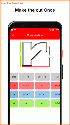 Code Snap Fitting Take Off screenshot