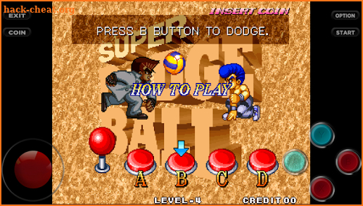 Code super dodge ball screenshot
