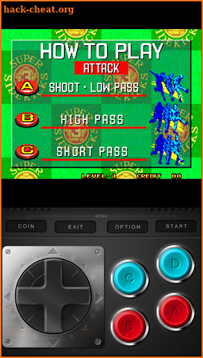 Code Super Sidekicks 3 arcade screenshot