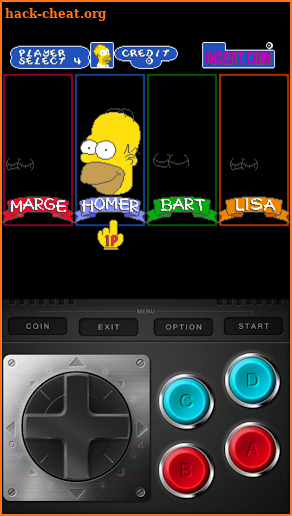 Code The simpsons arcade screenshot