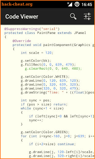 Code Viewer screenshot