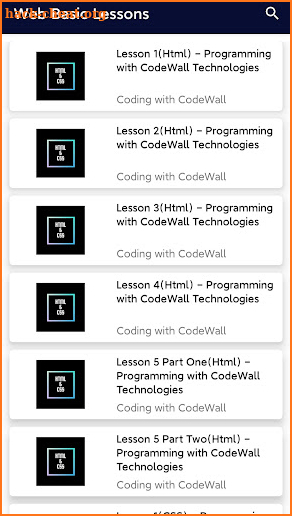 Code Wall screenshot