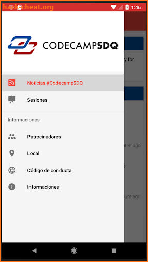CodecampSDQ screenshot