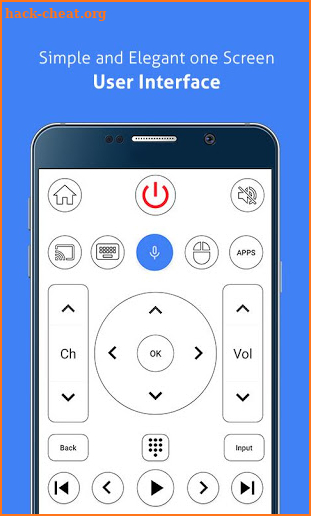 CodeMatics SonyBravia Android TV Remote Control screenshot