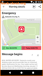 CodeRED Mobile Alert screenshot