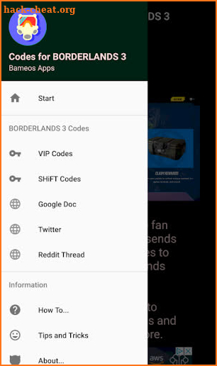 Codes for Borderlands 3 screenshot