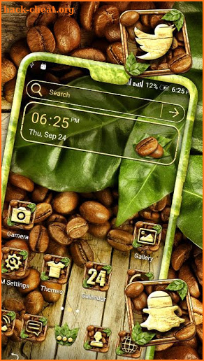 Coffee Beans Launcher Theme screenshot
