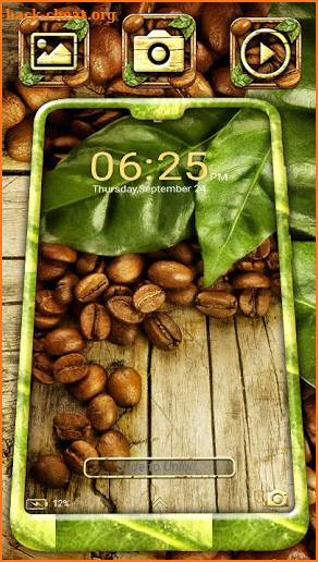 Coffee Beans Launcher Theme screenshot