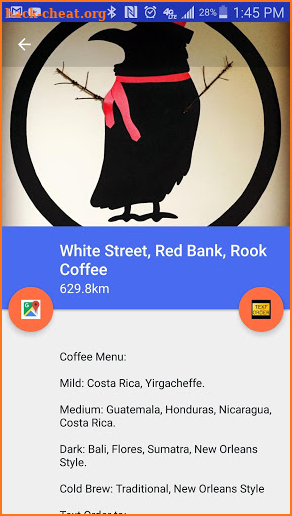 Coffee Locator - Rook screenshot