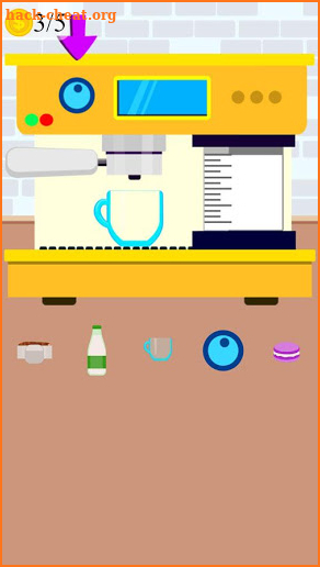 coffee machine maker game screenshot