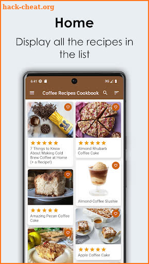 Coffee Recipes Cookbook screenshot