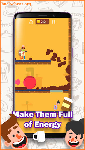 Coffee Shot Puzzle Game screenshot
