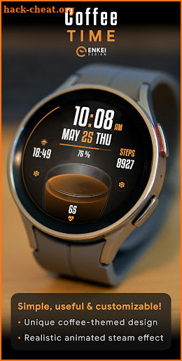 Coffee Time - watch face screenshot