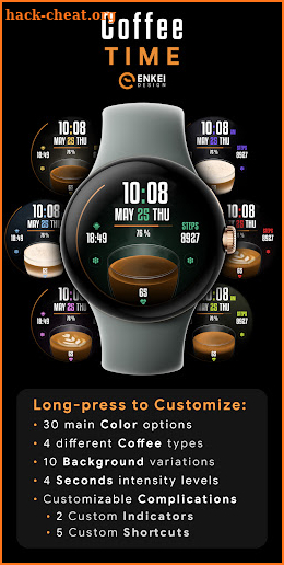 Coffee Time - watch face screenshot