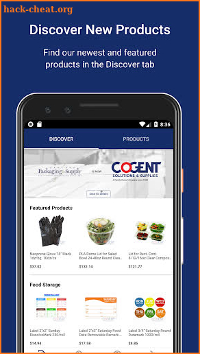 Cogent Solutions & Supplies screenshot