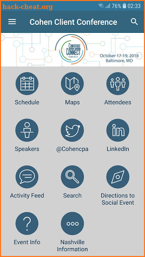 Cohen Conference App screenshot